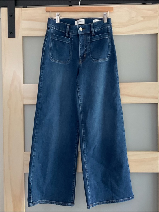 Frame Denim Denim - FRAME Le Pixie Slim Palazzo Jeans NWT 26 Wide Leg High Rise Denim